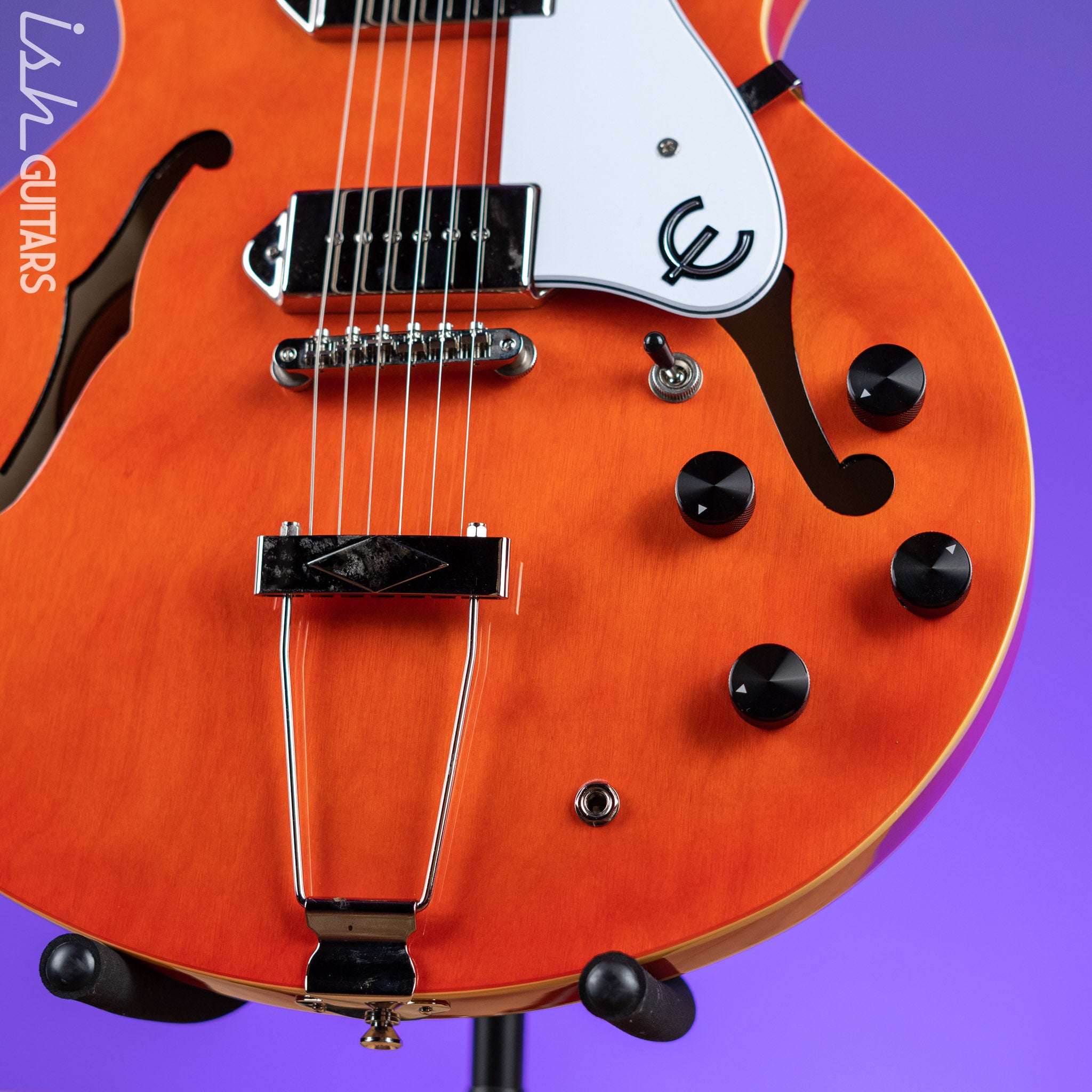 2018 Epiphone Casino Worn Sunrise Orange – Ish Guitars
