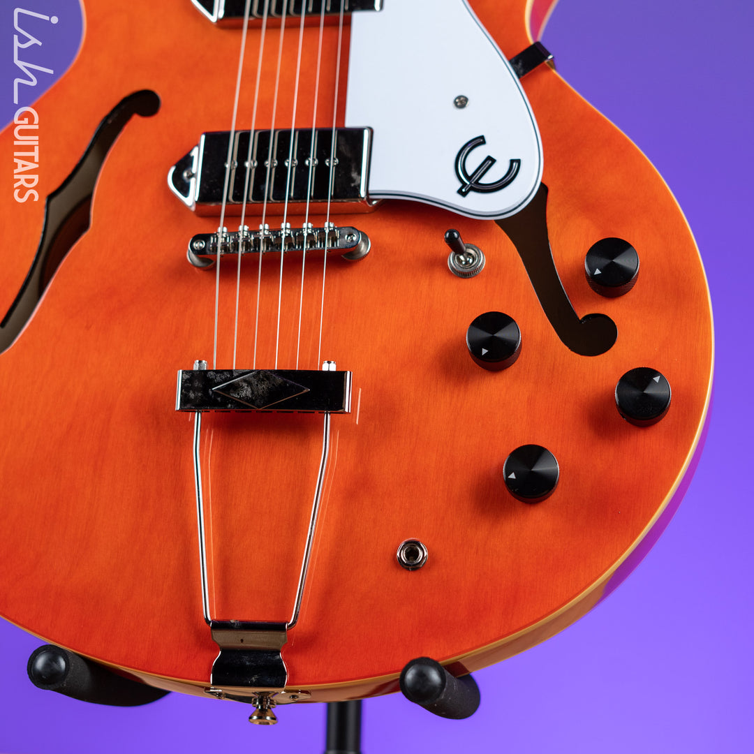 2018 Epiphone Casino Worn Sunrise Orange