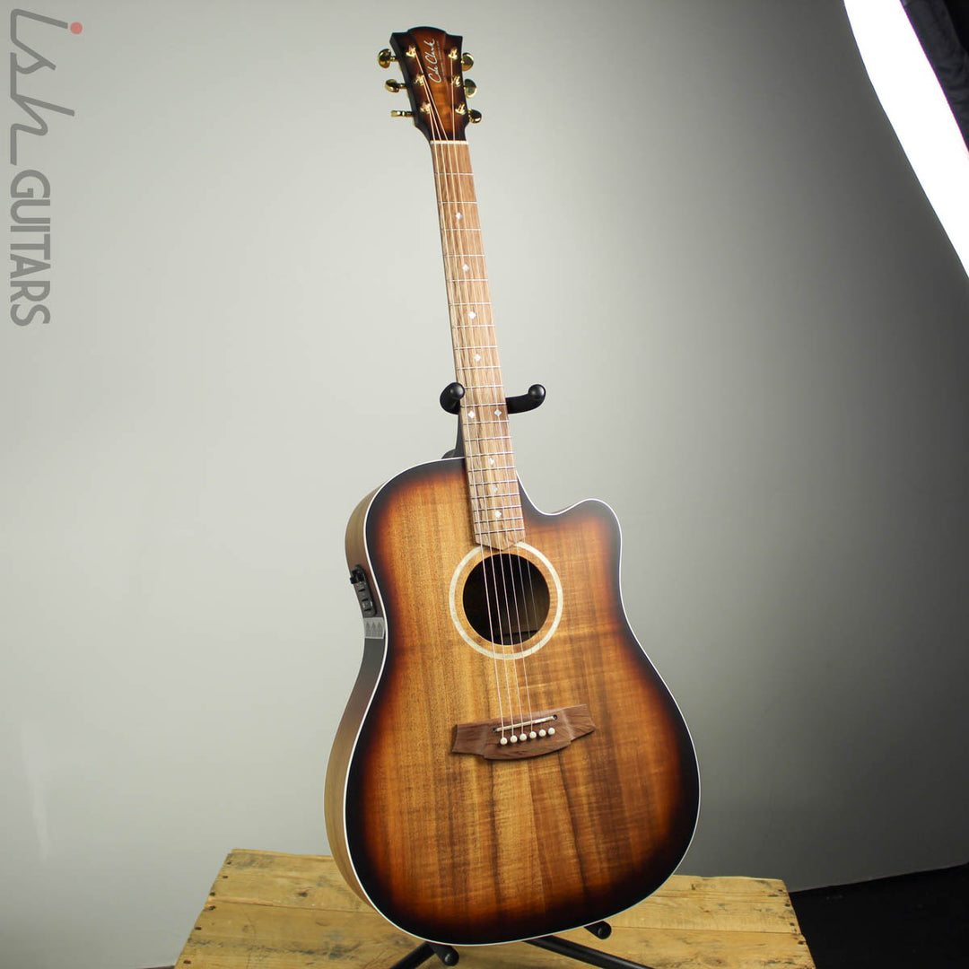 Cole Clark Fat Lady FL2EC-BLBL Sunburst Australian Blackwood
