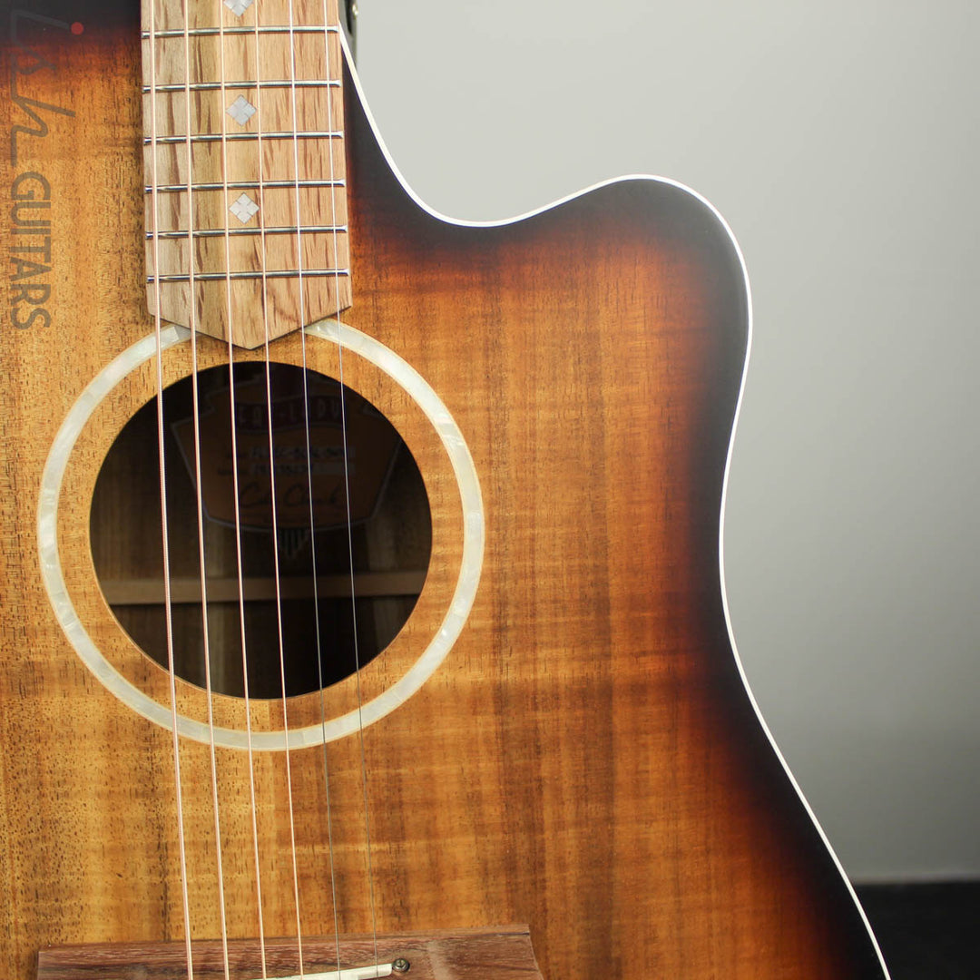 Cole Clark Fat Lady FL2EC-BLBL Sunburst Australian Blackwood