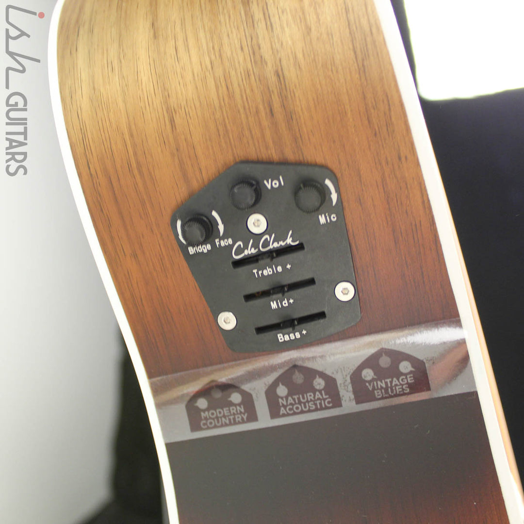 Cole Clark Fat Lady FL2EC-BLBL Sunburst Australian Blackwood