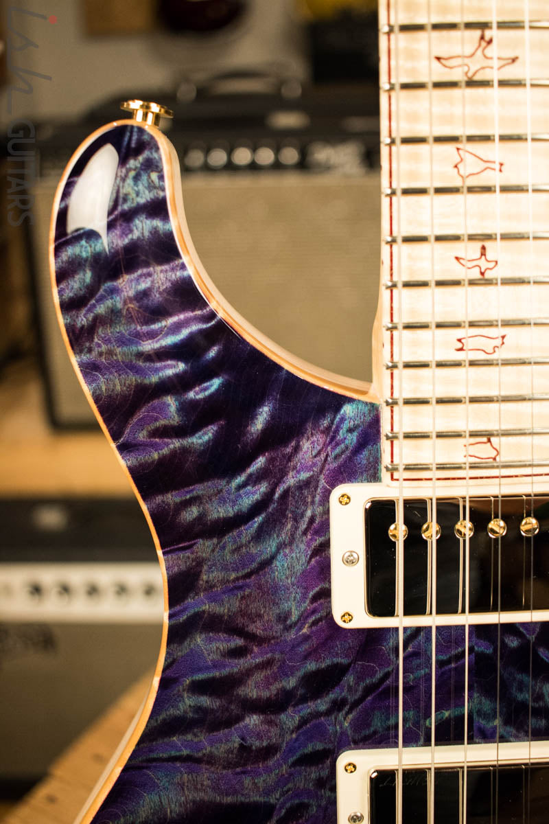Paul Reed Smith Private Stock Custom 24 Aqua Violet Quilted Maple Top Flamed Maple Neck