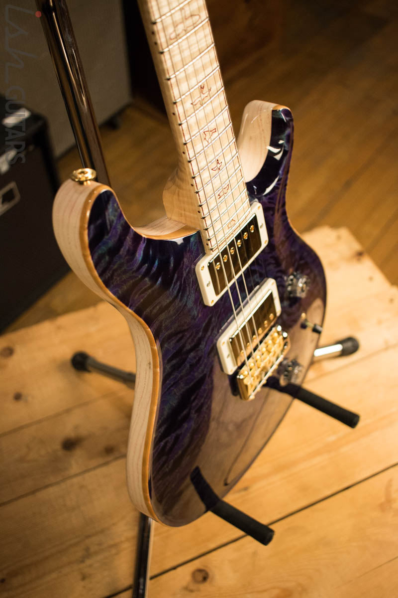 Paul Reed Smith Private Stock Custom 24 Aqua Violet Quilted Maple Top Flamed Maple Neck