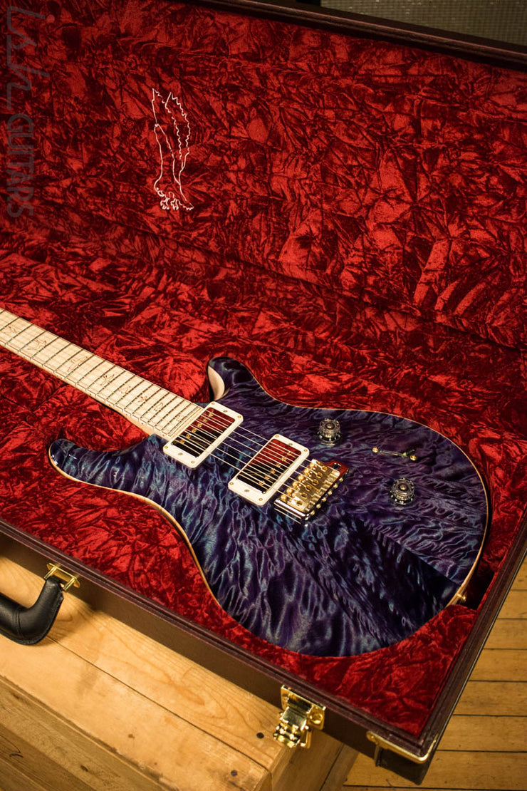 Paul Reed Smith Private Stock Custom 24 Aqua Violet Quilted Maple Top Flamed Maple Neck