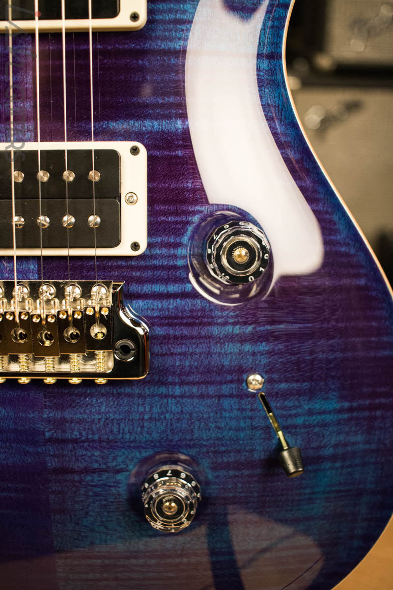 2018 PRS Paul Reed Smith Custom 24 Custom Color Aqua Violet Natural Back