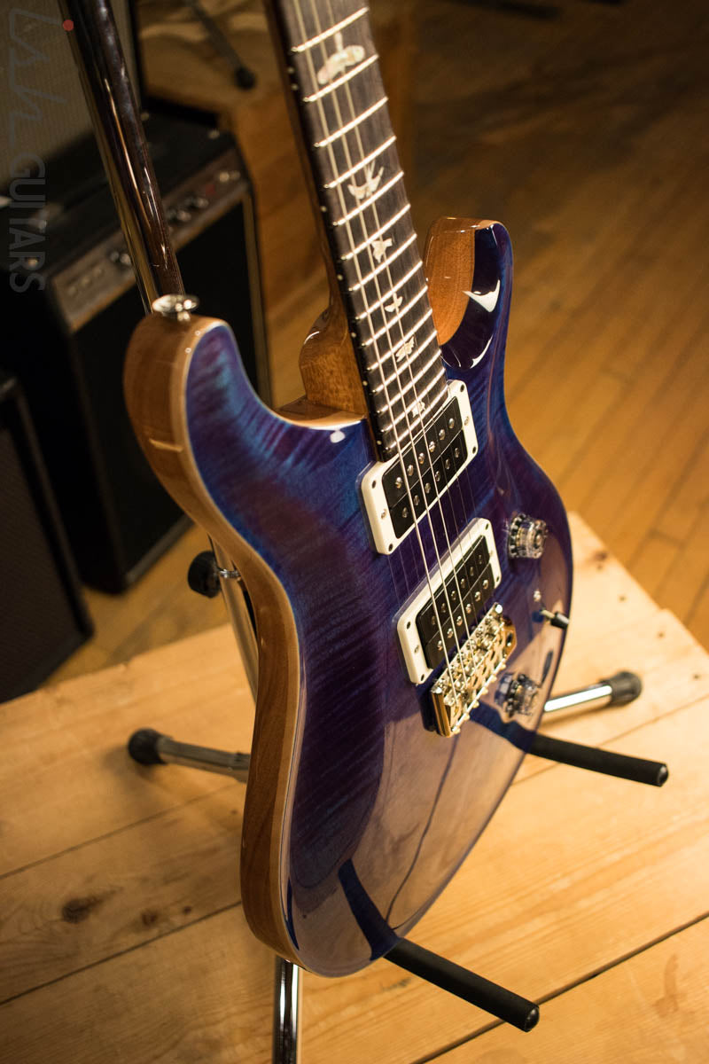 2018 PRS Paul Reed Smith Custom 24 Custom Color Aqua Violet Natural Back