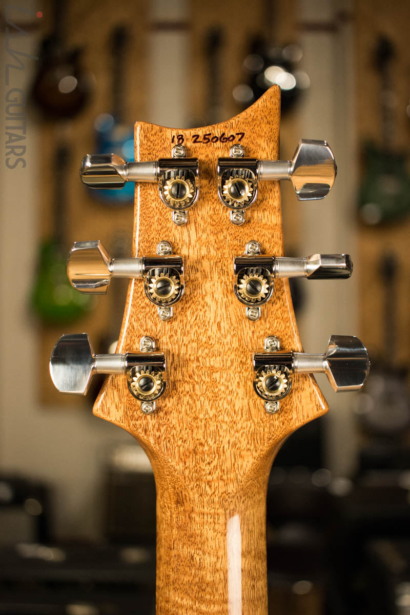2018 PRS Paul Reed Smith Custom 24 Custom Color Aqua Violet Natural Back