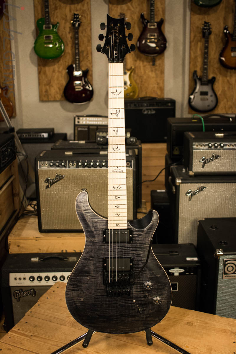 Paul Reed Smith PRS 2018 Dustie Waring "Floyd" CE24 Limited Edition Grey Black Satin B-stock