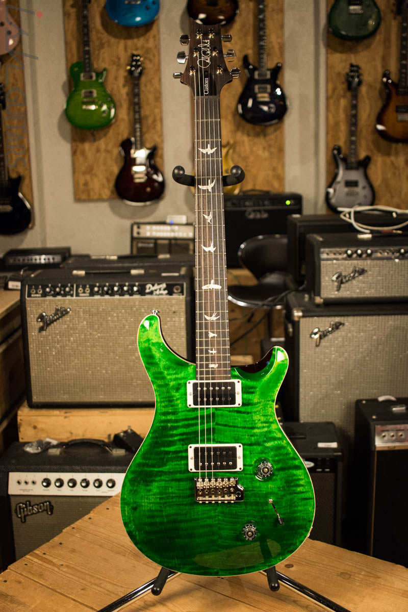 2018 PRS Paul Reed Smith Custom 22 Custom Color Emerald Green Tobacco Back