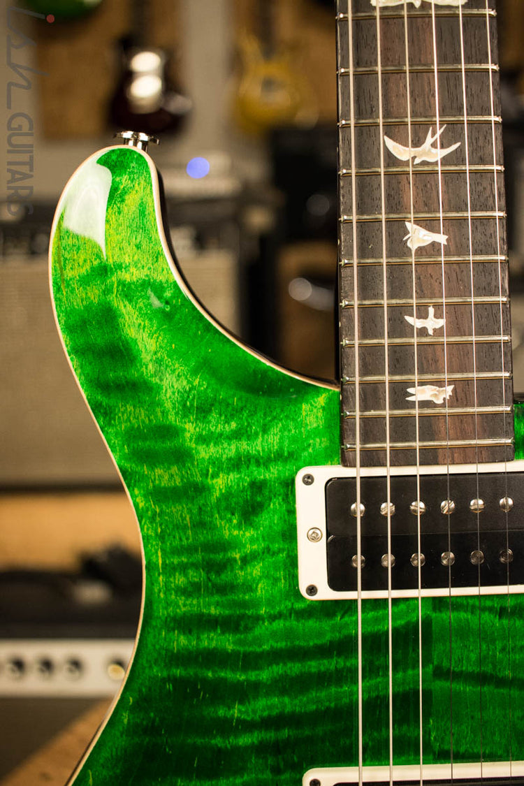 2018 PRS Paul Reed Smith Custom 22 Custom Color Emerald Green Tobacco – Ish  Guitars