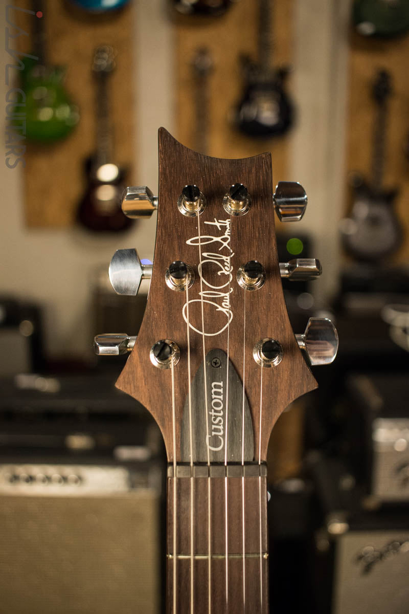 2018 PRS Paul Reed Smith Custom 24 Evergreen Charcoal Burst Pattern Thin