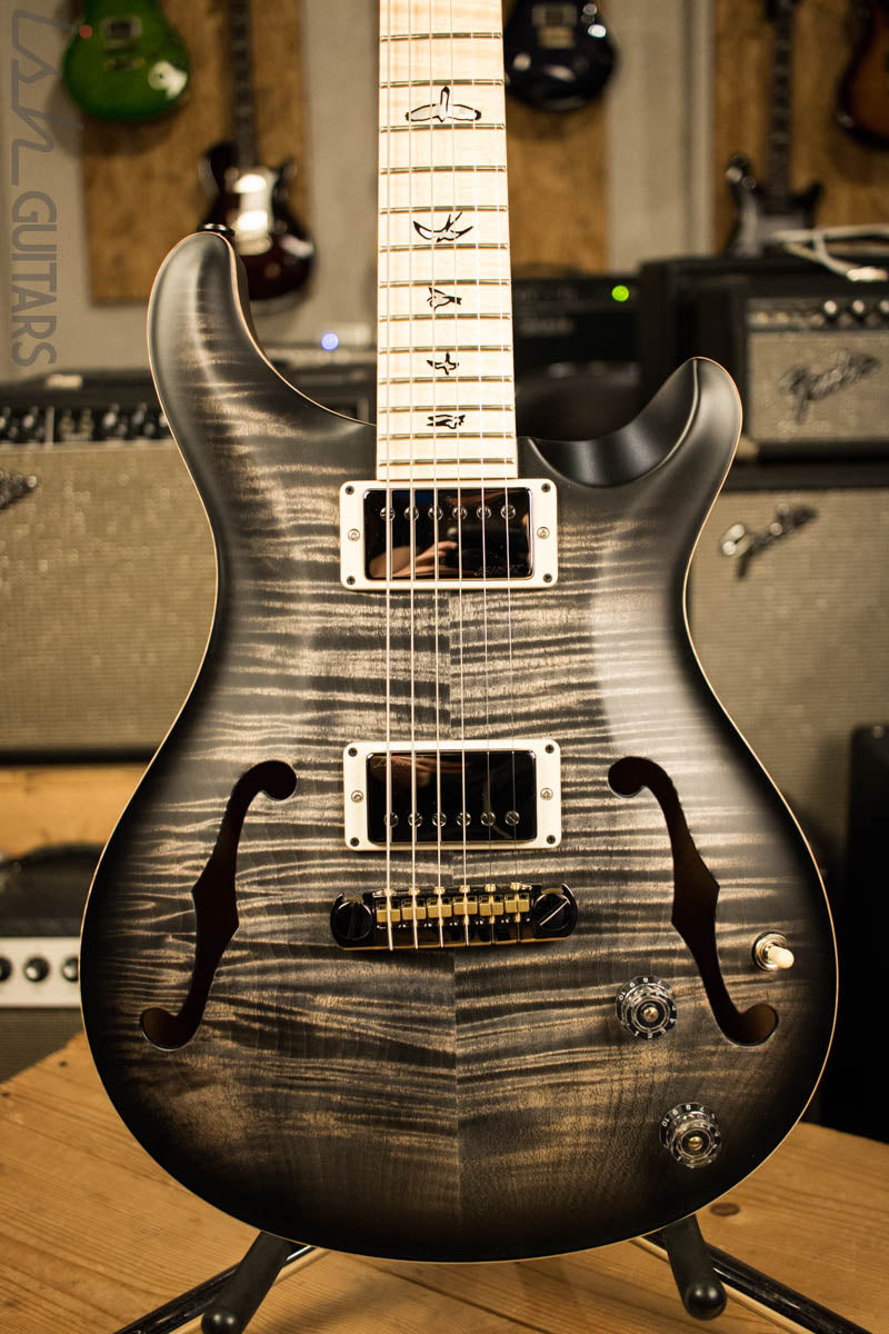 Paul Reed Smith Wood Library Hollowbody I Satin Charcoalburst with Maple Neck