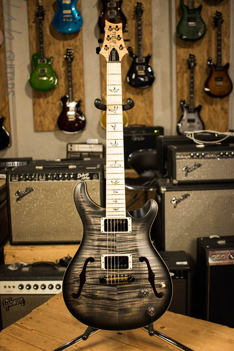 Paul Reed Smith Wood Library Hollowbody I Satin Charcoalburst with Maple Neck