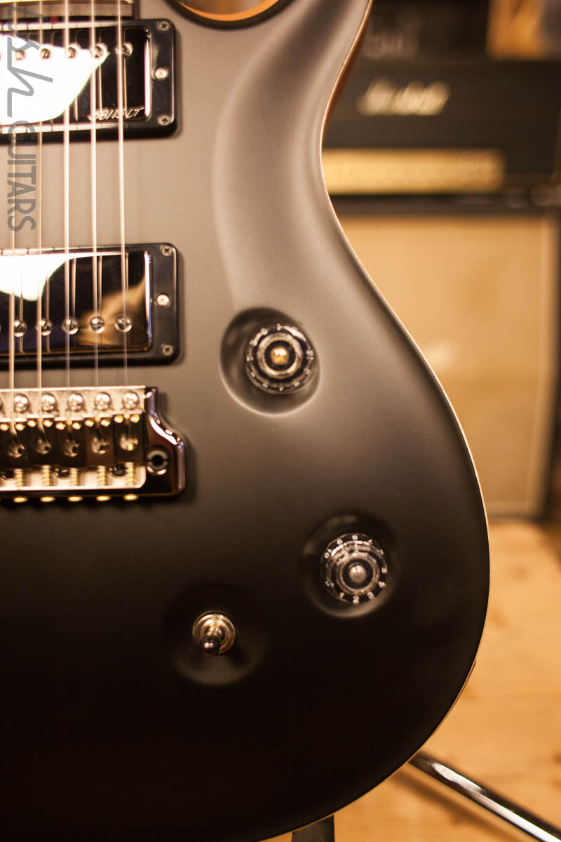 PRS Paul Reed Smith Wood Library Custom 24 Black Natural Back