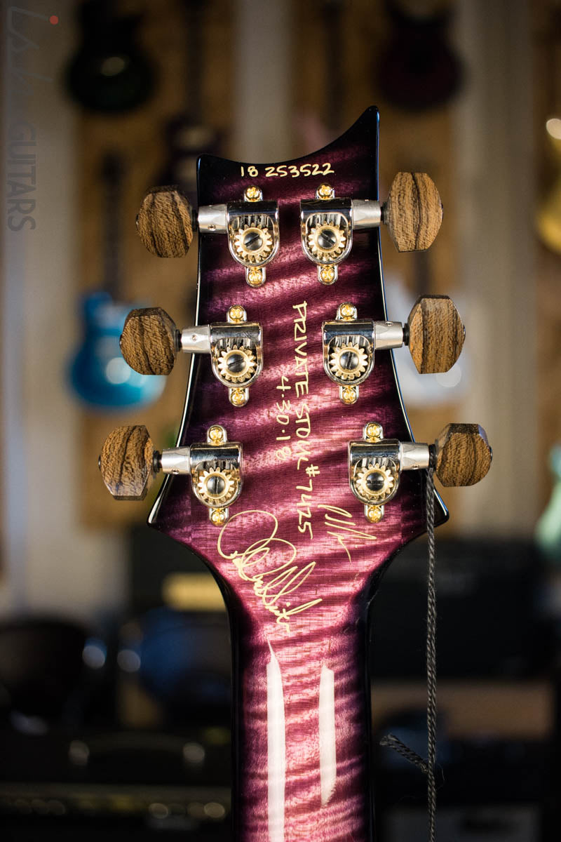 2018 PRS Experience Private Stock McCarty 594 Black Raspberry Glow