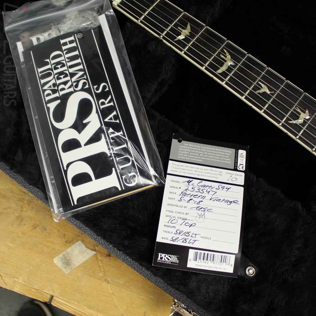 2018 PRS McCarty 594 Faded Whale Blue 10 Top