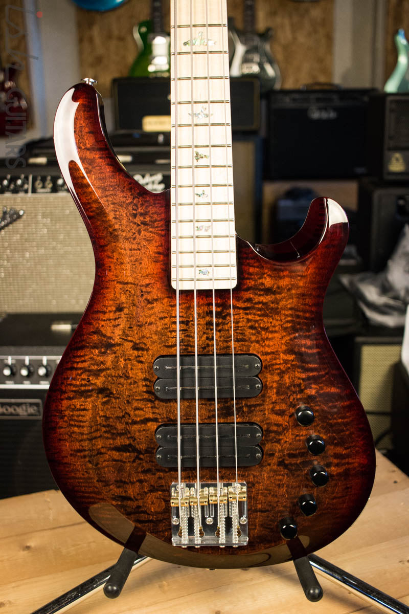 2018 PRS Grainger 4 String Bass Custom Color Maple Fretboard Non 10 Top
