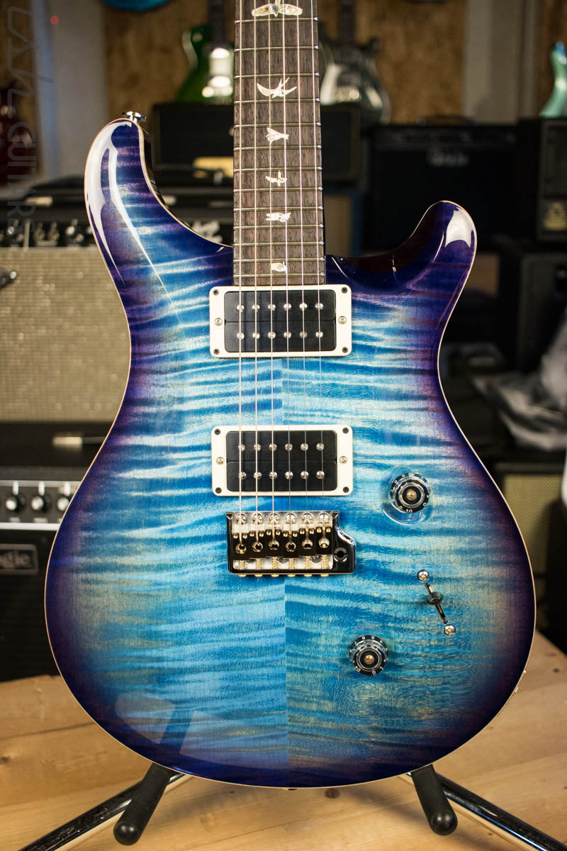 2018 Paul Reed Smith Custom 24 10 Top Custom Color Aquabluex Purple Burst