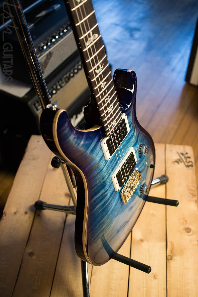 2018 Paul Reed Smith Custom 24 10 Top Custom Color Aquabluex Purple Burst