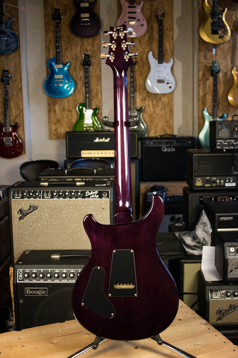 2018 Paul Reed Smith Custom 24 10 Top Custom Color Aquabluex Purple Burst