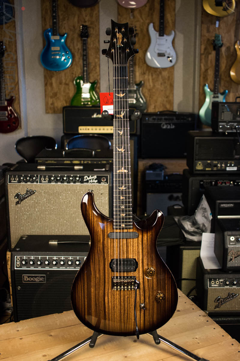 2018 PRS Experience Private Stock Custom 24 Zebrawood 305 Pickup (DEMO VIDEO)