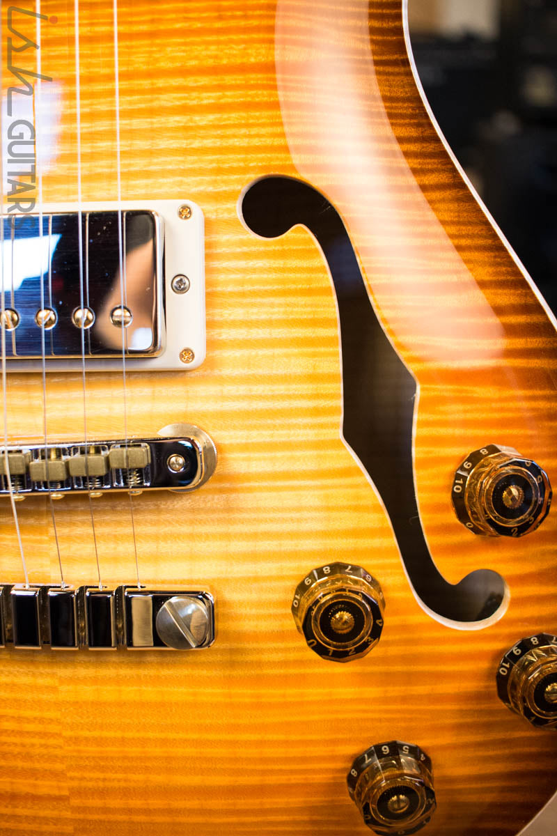 2018 PRS Experience McCarty 594 Hollowbody II Citrine Glow