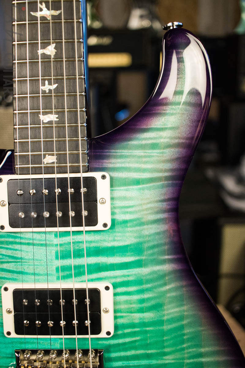 2018 Paul Reed Smith Custom 24 Lefty 10 Top Custom Color w/ Matching Flamed Neck
