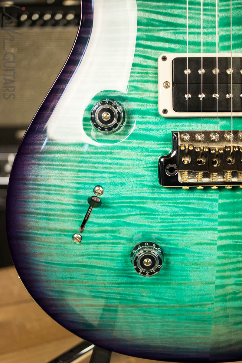 2018 Paul Reed Smith Custom 24 Lefty 10 Top Custom Color w/ Matching Flamed Neck
