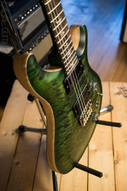Paul Reed Smith Wood Library Satin Jade Green Burst Quilted Maple 10 Top Custom 24-08