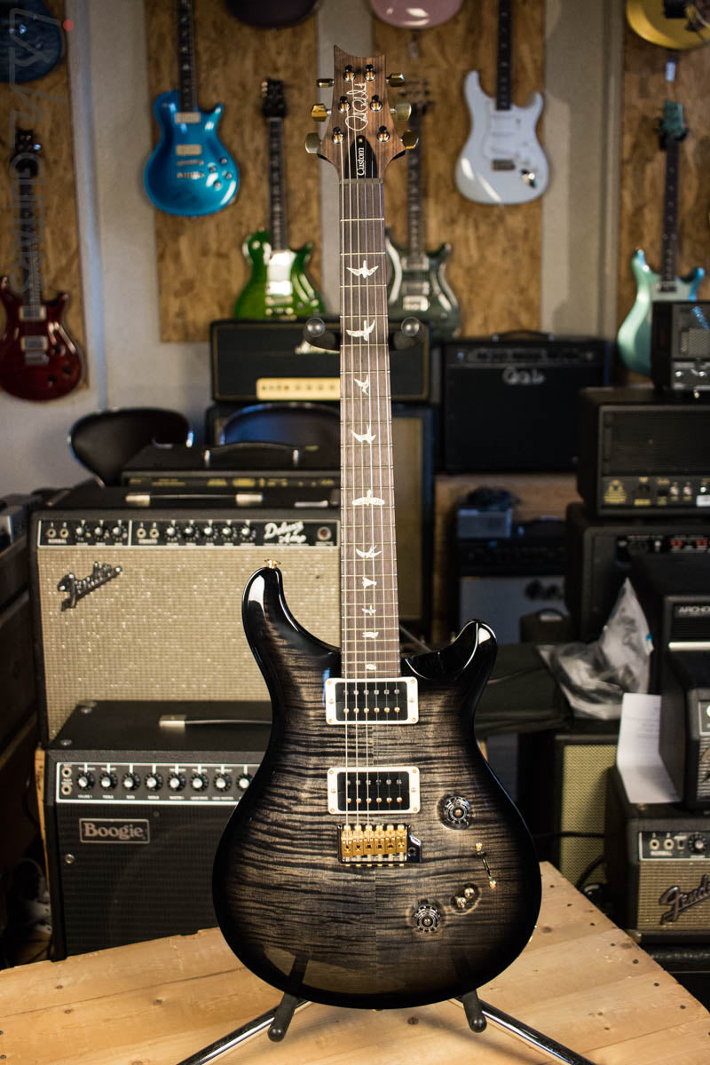 2018 Paul Reed Smith Custom 24-08 10 Top Charcoal Gray