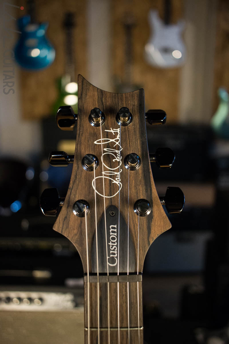 Paul Reed Smith Wood Library Custom 24/08 Satin Faded Blue Burst Quilted Maple Top Swamp Ash Body