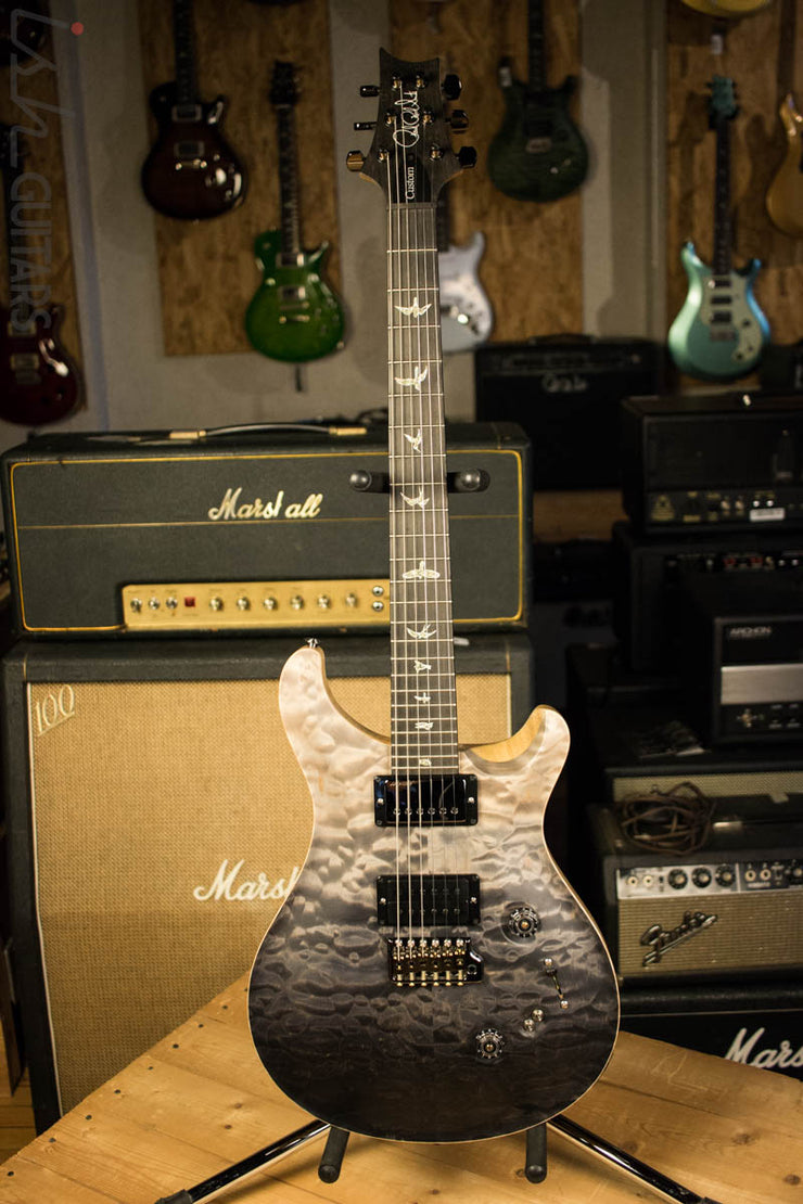 2018 Paul Reed Smith Wood Library Custom 24-08 Gray Black Fade Quilted Maple Top Korina Body and Neck