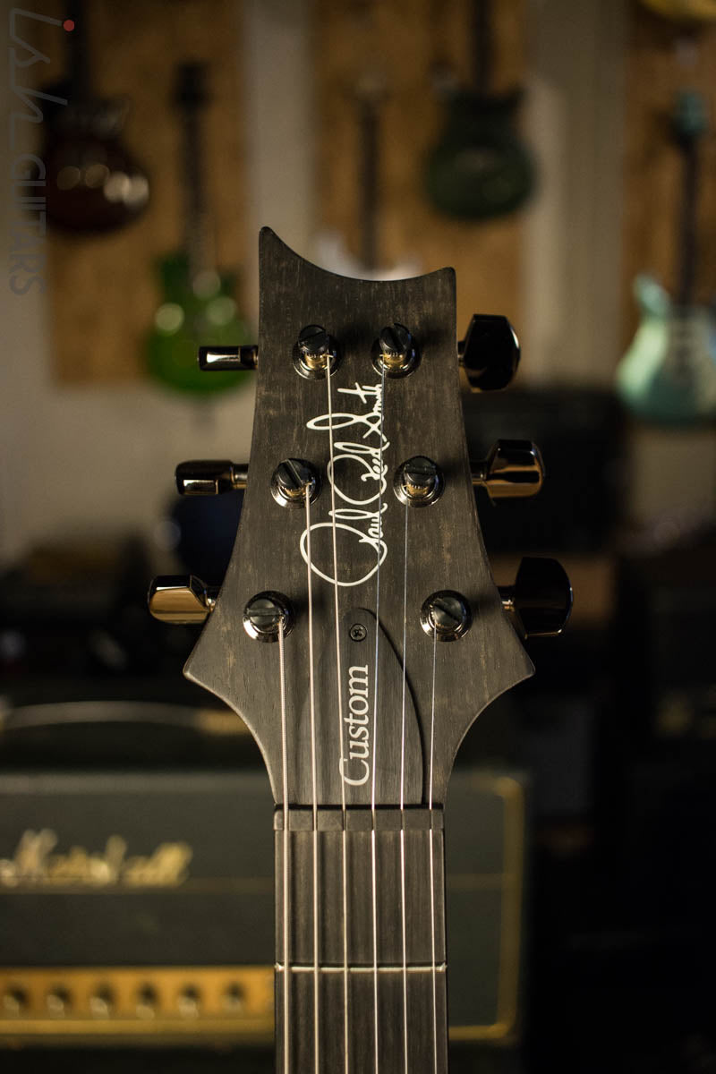 2018 Paul Reed Smith Wood Library Custom 24-08 Gray Black Fade Quilted Maple Top Korina Body and Neck