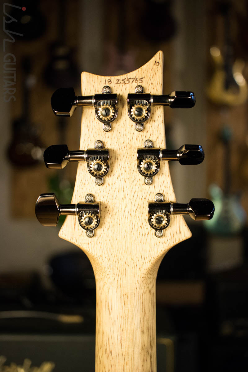 2018 Paul Reed Smith Wood Library Custom 24-08 Gray Black Fade Quilted Maple Top Korina Body and Neck