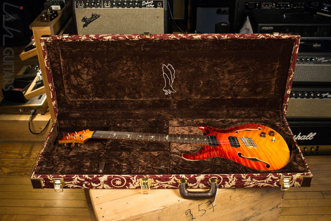 2018 Paul Reed Smith PRS Private Stock Custom 24 Multi Scale "Spirit" Double Semi-Hollow (DEMO VIDEO)