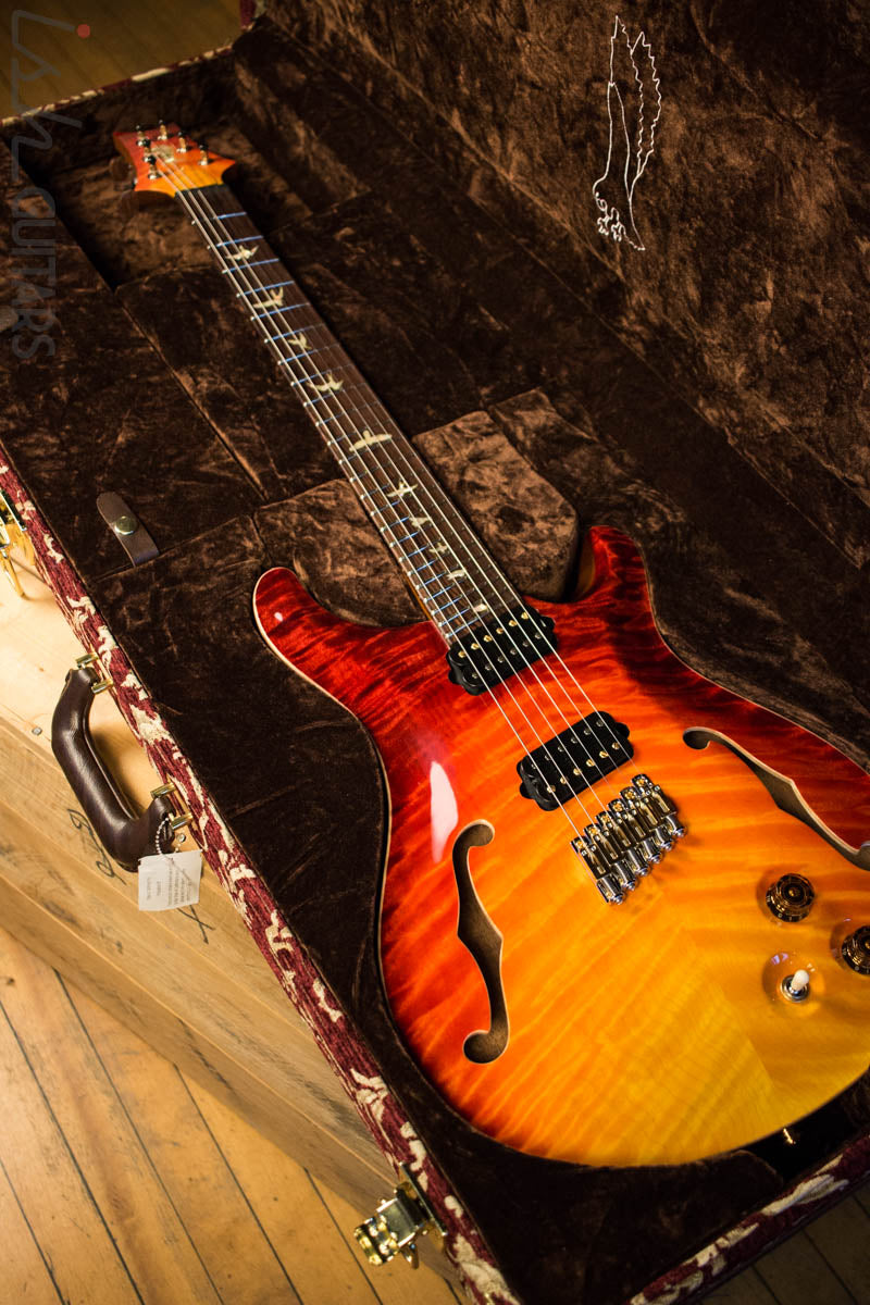2018 Paul Reed Smith PRS Private Stock Custom 24 Multi Scale "Spirit" Double Semi-Hollow (DEMO VIDEO)