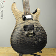 Paul Reed Smith Wood Library Custom 24-08 Gray Black Fade 10 Top Quilt Maple Neck