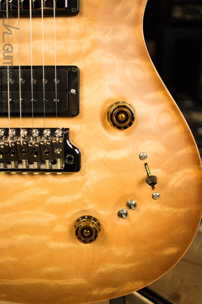 Paul Reed Smith PRS Wood Library Custom 24-08 One Piece Quilted Maple Vintage Natural Satin Korina