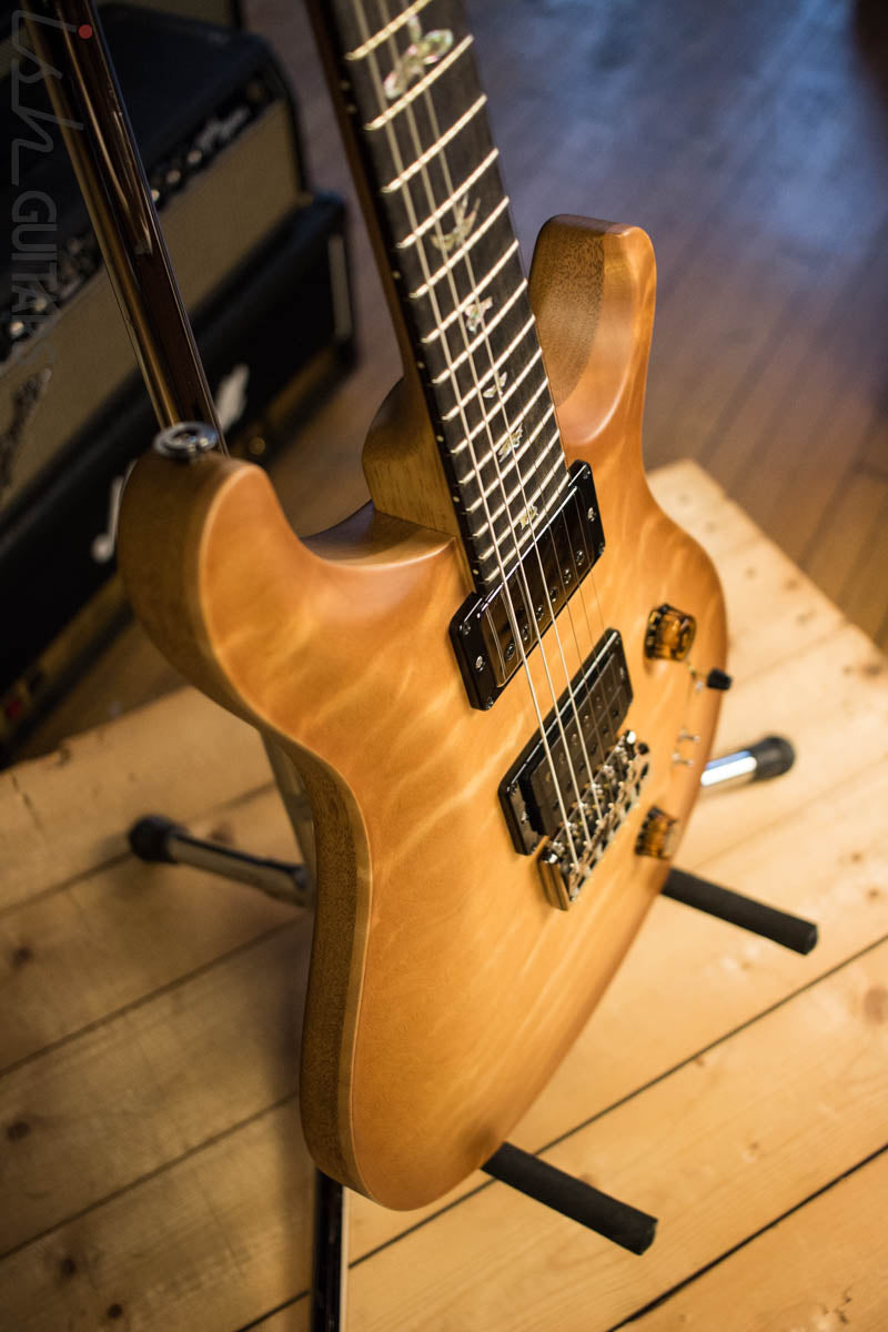 Paul Reed Smith PRS Wood Library Custom 24-08 One Piece Quilted Maple Vintage Natural Satin Korina