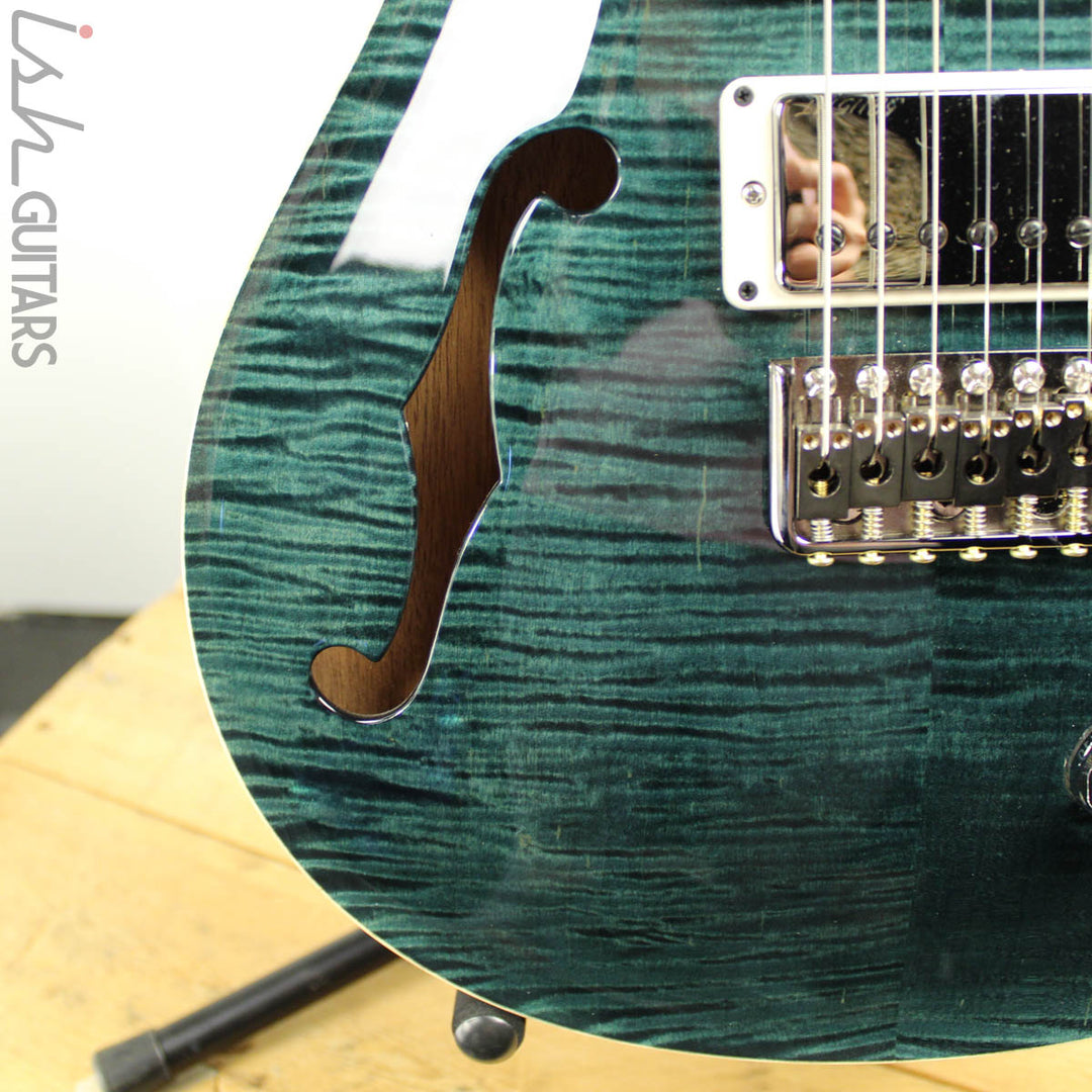 2018 Paul Reed Smith PRS Special 22 Semi-Hollow Wood Library Artist Top Black Slate