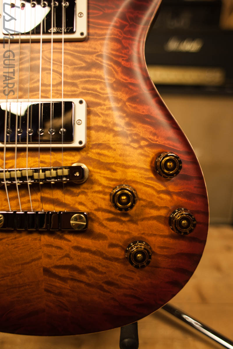 Paul Reed Smith PRS McCarty 594 Semi-Hollow Wood Library Dark Cherry Sunburst Satin Finish