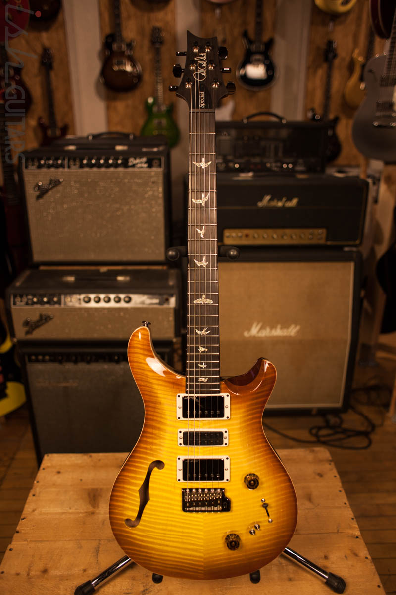 2018 Paul Reed Smith Special 22 Semi Hollow Wood Library Livingston Lemondrop