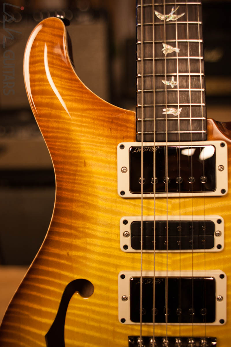 2018 Paul Reed Smith Special 22 Semi Hollow Wood Library Livingston Lemondrop