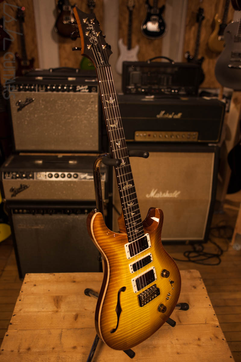 2018 Paul Reed Smith Special 22 Semi Hollow Wood Library Livingston Lemondrop