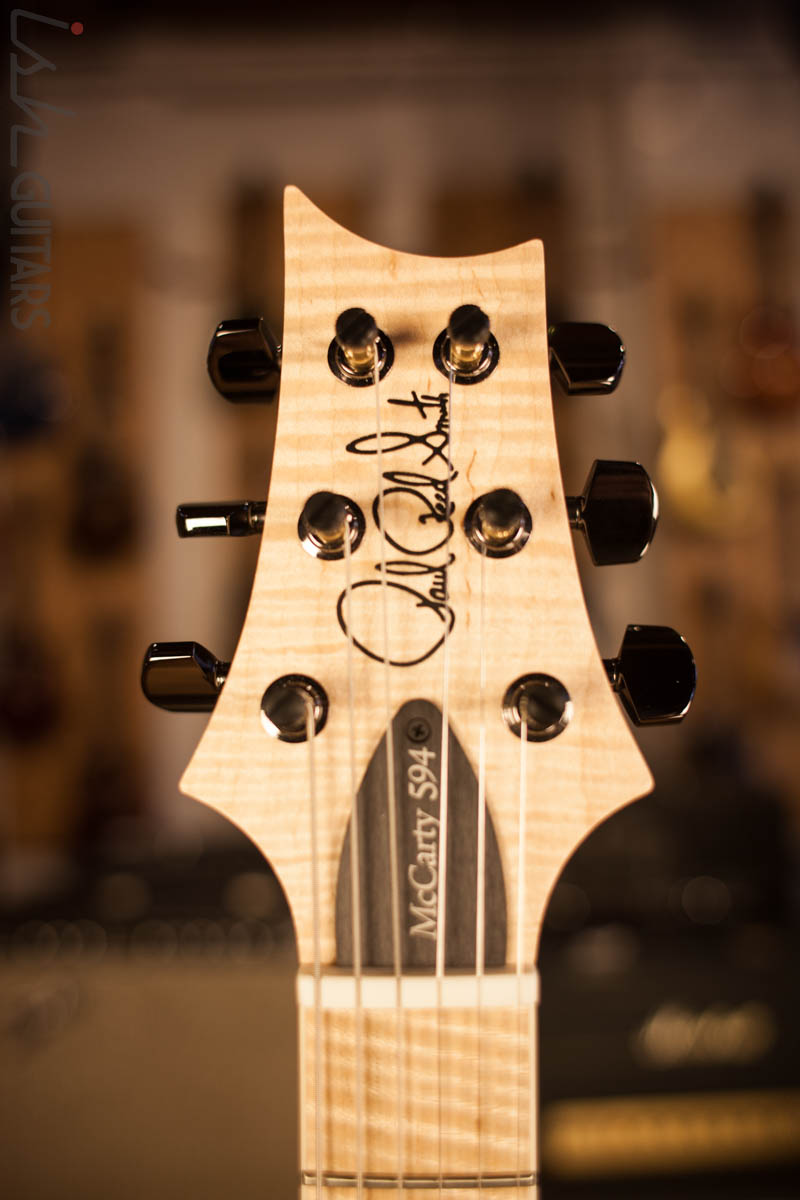 Paul Reed Smith PRS McCarty 594 Semi-Hollow Wood Library ONE PIECE Top Dark Cherry Sunburst Satin Finish