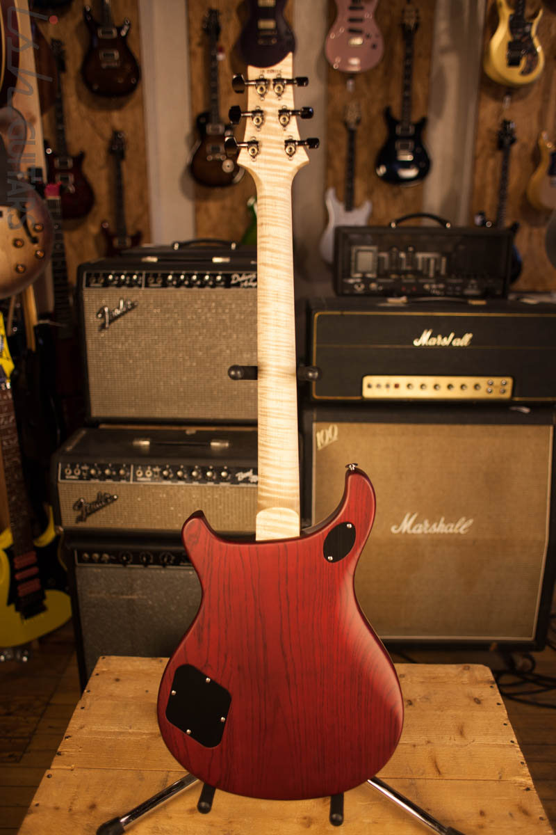 Paul Reed Smith PRS McCarty 594 Semi-Hollow Wood Library ONE PIECE Top Dark Cherry Sunburst Satin Finish