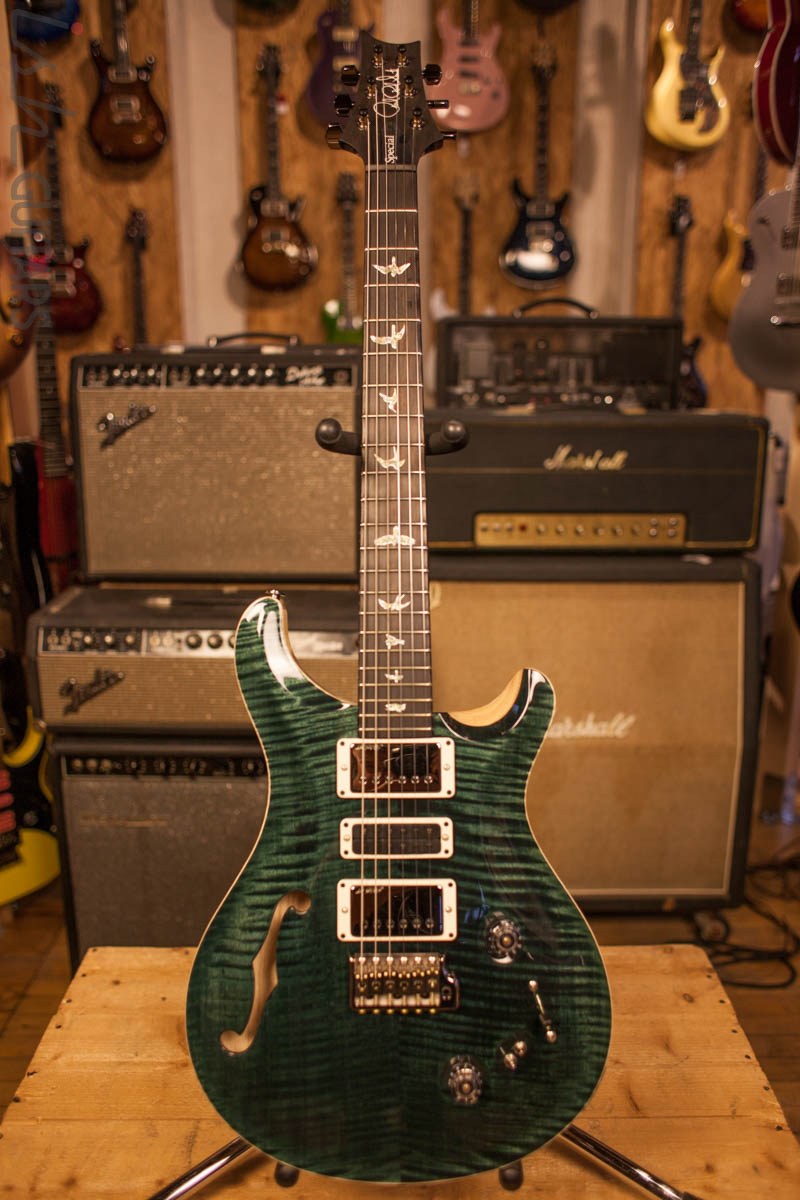 Paul Reed Smith PRS Special 22 Semi-Hollow Wood Library Artist Top Swamp Ash Back Black Slate