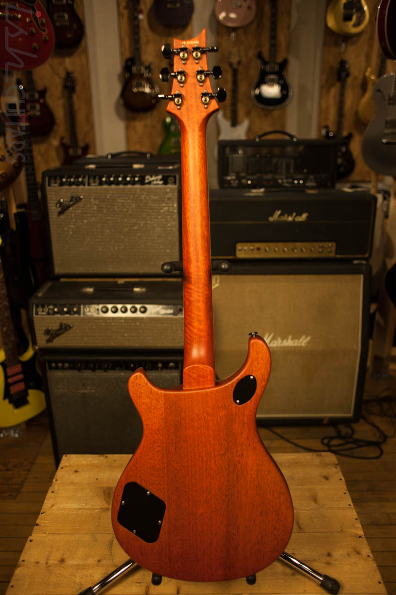 Paul Reed Smith PRS B-Stock McCarty 594 Semi-Hollow Wood Library Korina Neck Ebony Fretboard Korina Back  Faded McCarty Sunburst Satin Finish