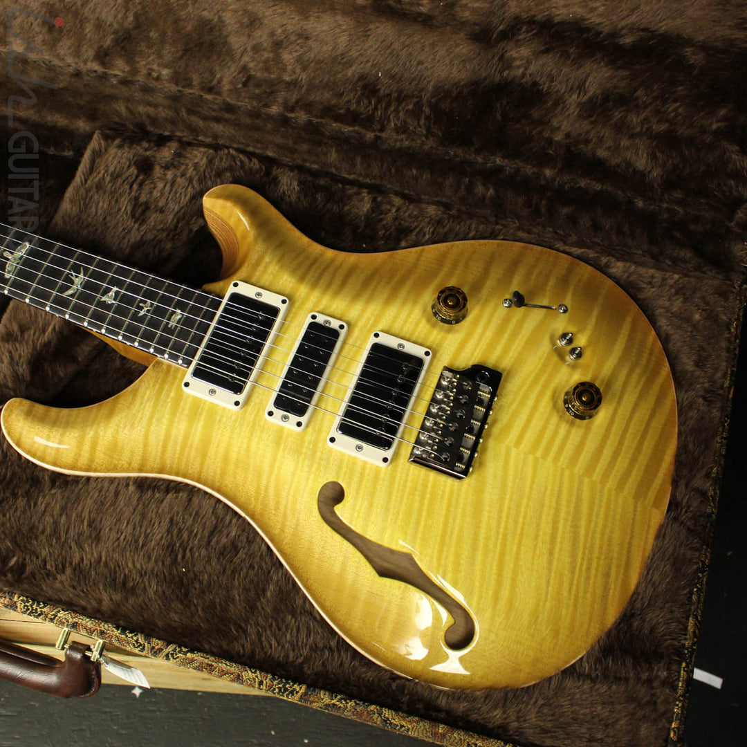 Paul Reed Smith PRS Special 22 Semi-Hollow Wood Library Artist Top Swamp Ash Back Livingston Lemondrop