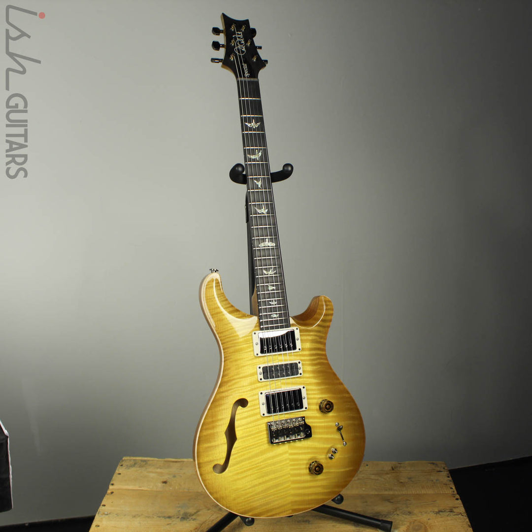 Paul Reed Smith PRS Special 22 Semi-Hollow Wood Library Artist Top Swamp Ash Back Livingston Lemondrop